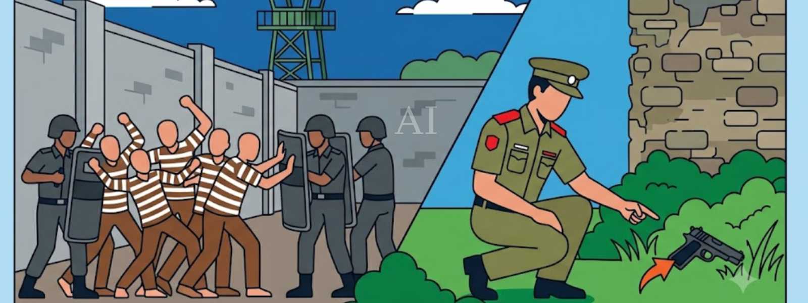 මීගමුව බන්ධනාගාරයේ අස්ථානගත වූ ගිනි අවිය සොයා ගැනේ